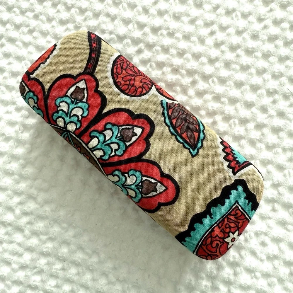 Vera Bradley Glasses Case Desert Floral Design Hard Shell Colorful‎ Sunglasses